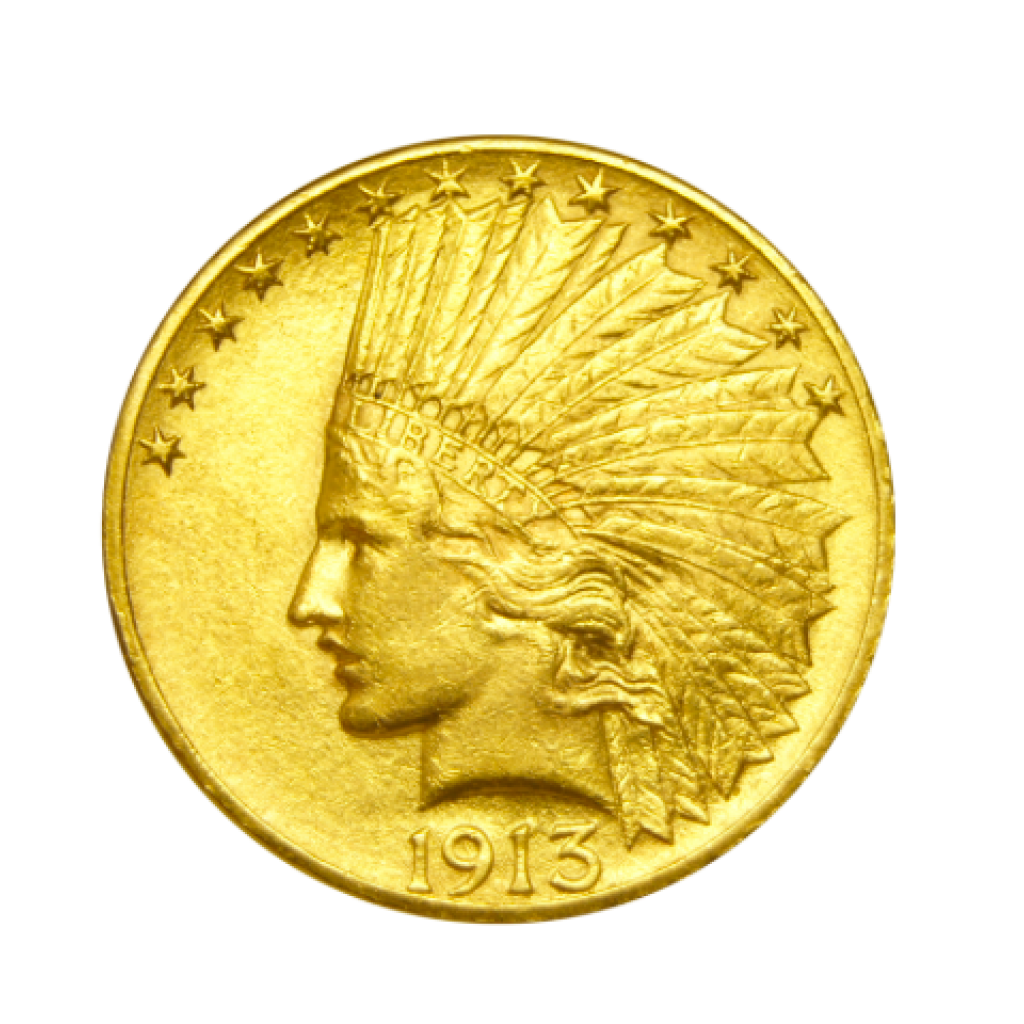 Zlatá mince 10 USD Eagle Indian – obrázek 1