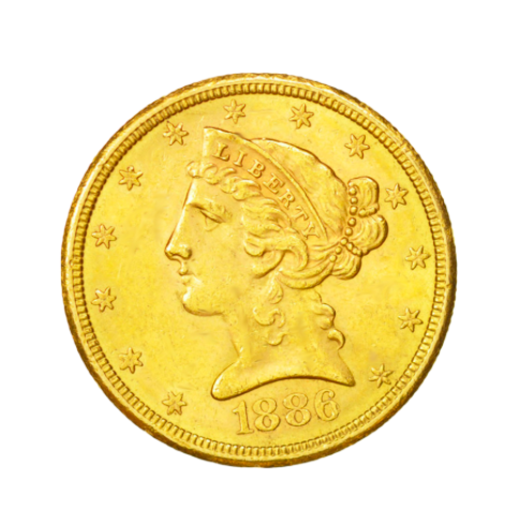 Zlatá mince 5 USD Eagle Liberty – obrázek 1