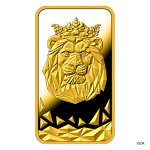 Zlatá investiční cihla 1 g - Argor Heraeus/ČM - Český lev - obrázek 4