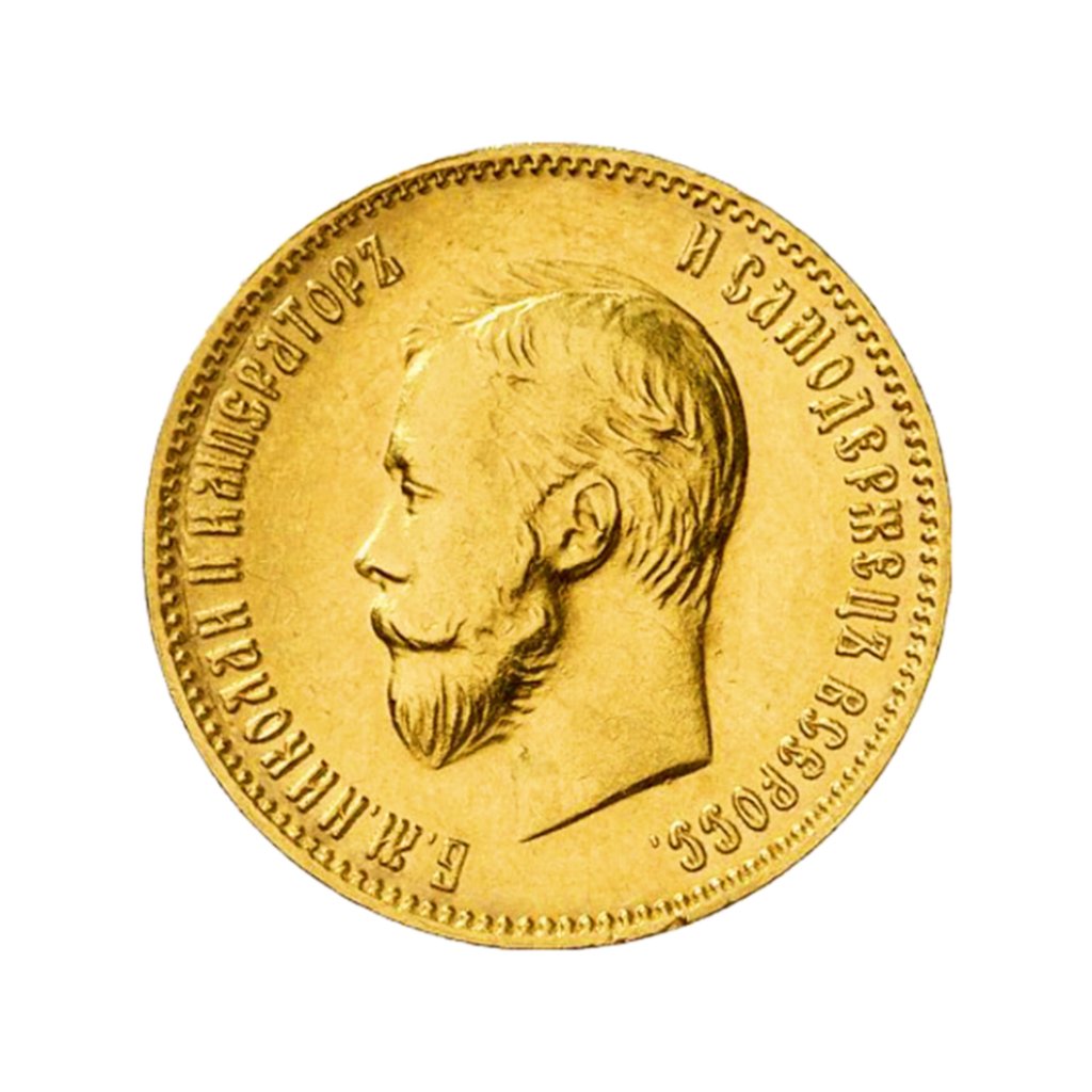 Zlatá mince 10 Rubl Nikolaj II – obrázek 1