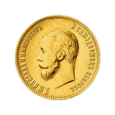 Zlatá mince 10 Rubl Nikolaj II – obrázek 1