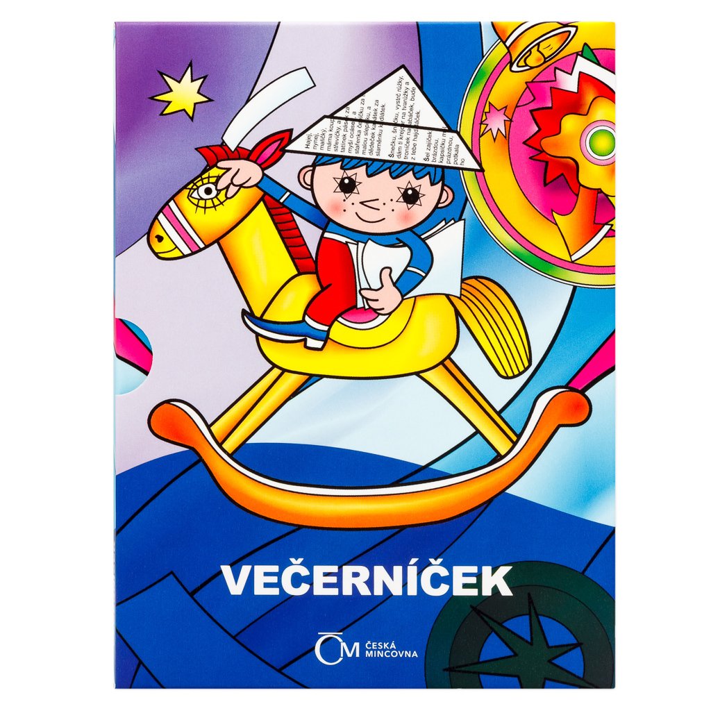 Stříbrná mince Večerníček - 60 let kolor proof - obrázek 1