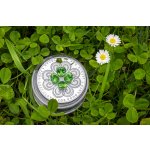 Stříbrná mince Crystal Coin - Čtyřlístek pro štěstí 2025 proof - obrázek 8