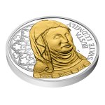 Sada dvou stříbrných mincí Svatovítský poklad - Relikvie sv. Ludmily selekt. pokov Au proof - obrázek 4