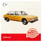 Stříbrná mince Na kolech - Osobní automobil Tatra 613 proof - obrázek 4