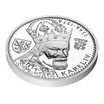 Stříbrná medaile Novoražba karlovského dukátu proof - obrázek 3