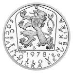 Stříbrná medaile Novoražba karlovského dukátu proof - obrázek 2