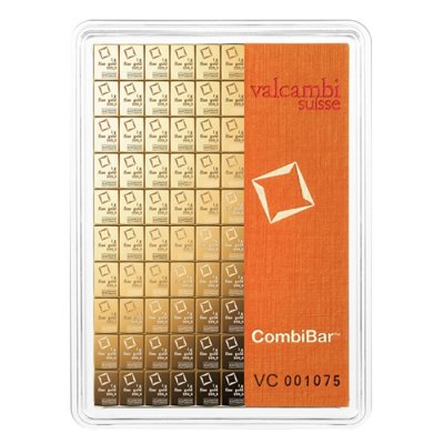 Zlatý investiční slitek tabulkový (CombiBar) 100 g – Obrázek 1