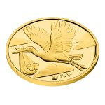 Zlatý dukát k narození dítěte 2025 proof - obrázek 3