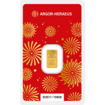 Zlatý slitek 1 g Argor-Heraeus Kůň 2026 - obrázek 2