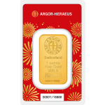 Zlatý slitek 1 Oz Argor-Heraeus Kůň 2026 - obrázek 2