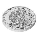 Stříbrná 1oz investiční mince Český lev 2026 stand - obrázek 3