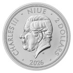 Stříbrná 1oz investiční mince Český lev 2026 stand - obrázek 2