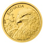 Zlatá 1/25oz investiční mince Orel 2025 stand číslovaný - obrázek 2