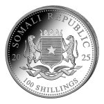 Stříbrná mince 1 Oz Africká divočina Somálský slon 2026