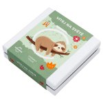 Stříbrný tolar k narození dítěte - balónky proof - obrázek 3