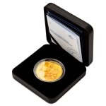 Zlatá 1oz investiční mince Český lev 2026 s hologramem proof - obrázek 6