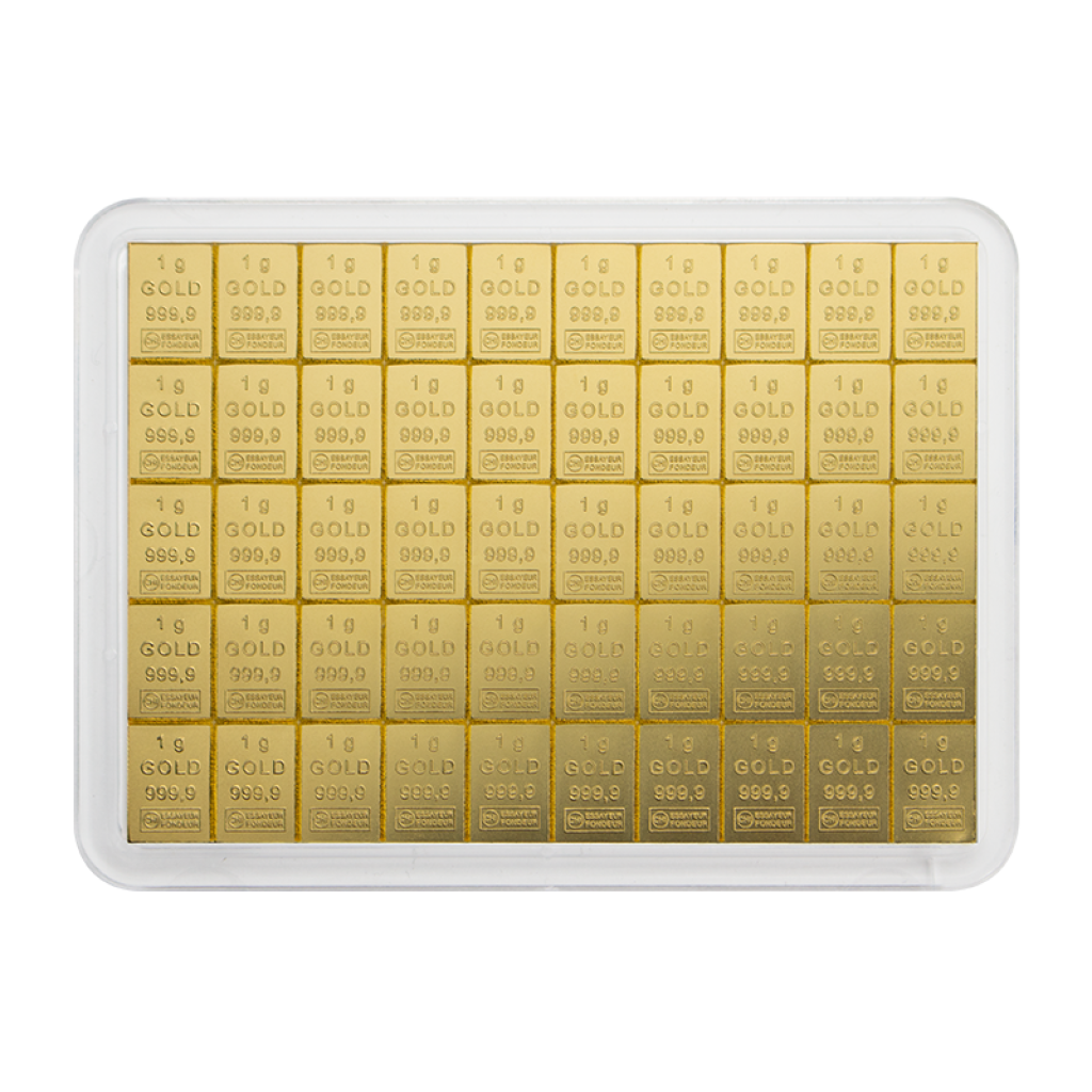 Zlatý investiční slitek tabulkový (CombiBar) 50 g - obrázek 1