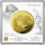 Zlatá mince 1/4 Oz Archa Noemova 2026