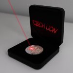 Stříbrná 1oz investiční mince Český lev 2026 s hologramem proof - obrázek 7