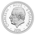 Stříbrná 1oz investiční mince Český lev 2026 s hologramem proof - obrázek 2