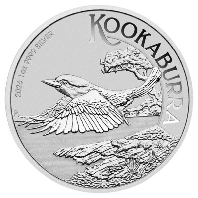 Stříbrná mince 1 Oz Kookaburra 2026 - obrázek 2