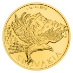 Sada dvou zlatých 1oz investičních mincí Český lev a Orel 2026 stand - obrázek 3