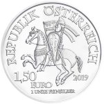 Stříbrná mince 1 Oz Wiener Neustadt 2019 - obrázek 2