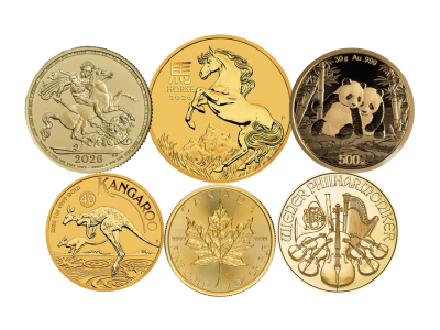 Šest mezinárodních klasik: oblíbené mincovní série roku 2026