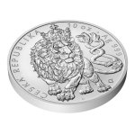 Stříbrná 10oz investiční mince Český lev 2026 stand - obrázek 3