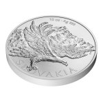 Stříbrná 10oz investiční mince Orel 2026 stand - obrázek 3