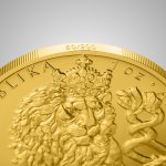 Zlatá 1oz investiční mince Český lev 2026 stand číslováno - obrázek 4