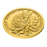Zlatá 1/25oz investiční mince Český lev 2026 stand číslováno - obrázek 4