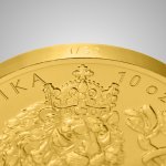 Zlatá 10oz investiční mince Český lev 2026 stand číslováno - obrázek 5