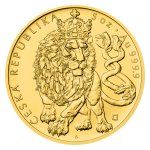 Zlatá 5oz investiční mince Český lev 2026 stand číslováno - obrázek 2