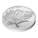 Stříbrná 5oz investiční mince Orel 2026 stand - obrázek 3