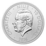 Stříbrná 5oz investiční mince Orel 2026 stand - obrázek 2