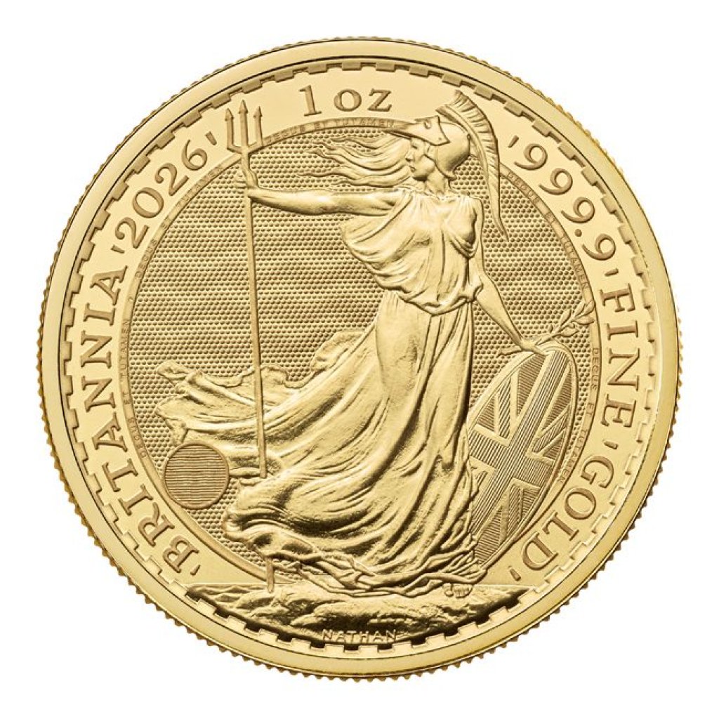 Zlatá mince 1 Oz Britannia 2026 - obrázek 1