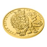 Zlatá 1oz investiční mince Český lev 2026 stand - obrázek 3