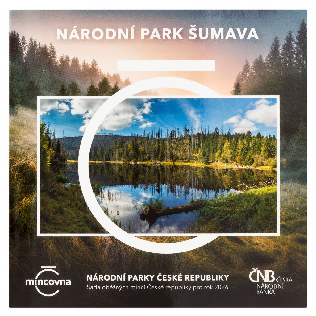 Sada oběžných mincí 2026 Národní parky - Šumava stand - obrázek 1