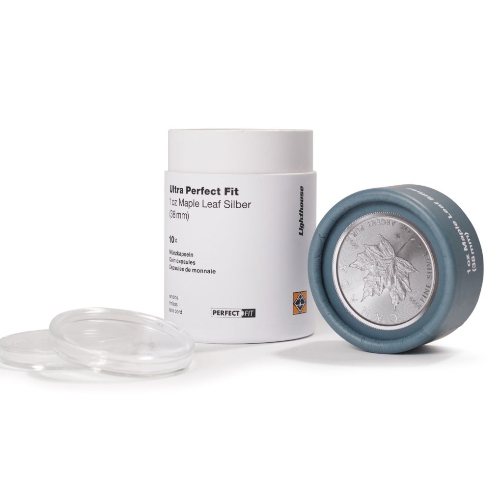 Kapsle na minci Ultra Perfect Fit pro 1 oz. Maple Leaf Silver - balení 10 kusů - obrázek 1