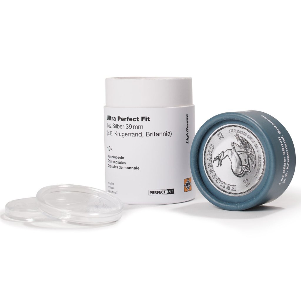 Kapsle na minci Ultra Perfect Fit pro 1 oz. Krugerrand Silver - balení 10 kusů - obrázek 1
