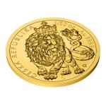 Zlatá 1/50oz investiční mince Český lev 2026 stand - obrzek 3