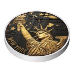 Stříbrná mince Cesta kolem světa - New York stand - obrázek 3
