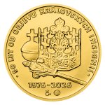 Sada zlatého dukátu Přemysl Otakar II. a stříbrné novoražby brakteátu stand - obrázek 3