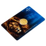 Zlatá 1/200oz mince Český lev 2026 inkusní ražba, safe pack stand - obrázek 2