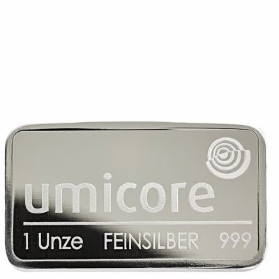 Stříbrný investiční slitek Umicore 31,1 g (1 Oz) - obrázek 1