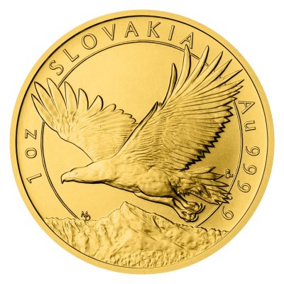 Zlatá uncová investiční mince Orel 2023 stand - obrázek 1