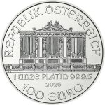 Platinová mince 1 Oz Philharmoniker 2026 - obrázek 2