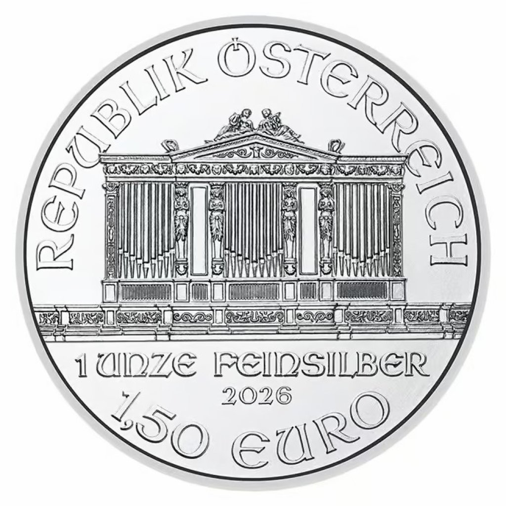 Stříbrná mince 1 Oz Philharmoniker 2026 - obrázek 1